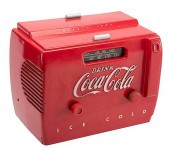 COCA-COLA CO. COOLER RADIO.Coc