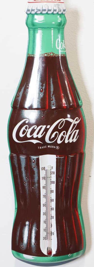 COCA COLA DIE-CUT BOTTLE TIN