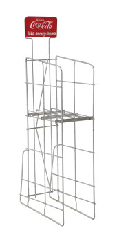 COCA-COLA DISPLAY RACK<br>Wire