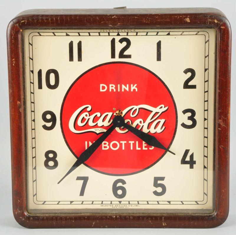 Coca-Cola Electric Clock. 