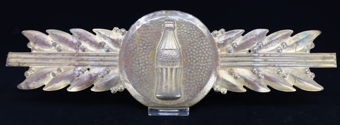 COCA COLA EMBOSSED METAL FRAME