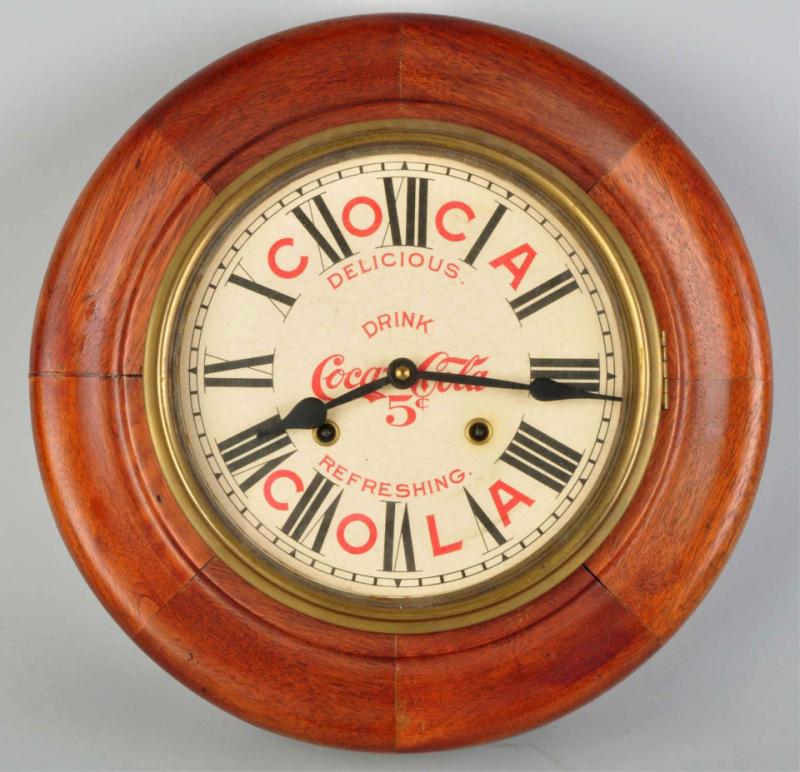 Coca-Cola Gallery Clock.  Clock