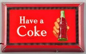 Coca-Cola Lighted Sign. <br />