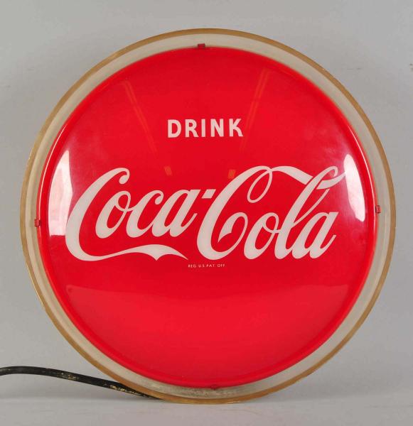 Coca-Cola Lighted Wall Sign. 