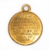COCA-COLA MEDALLION HONORING L