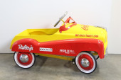 COCA-COLA METAL PEDAL CAR BY G