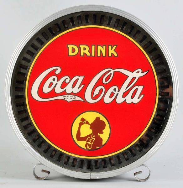 Coca-Cola Petite Spinner Sign. 