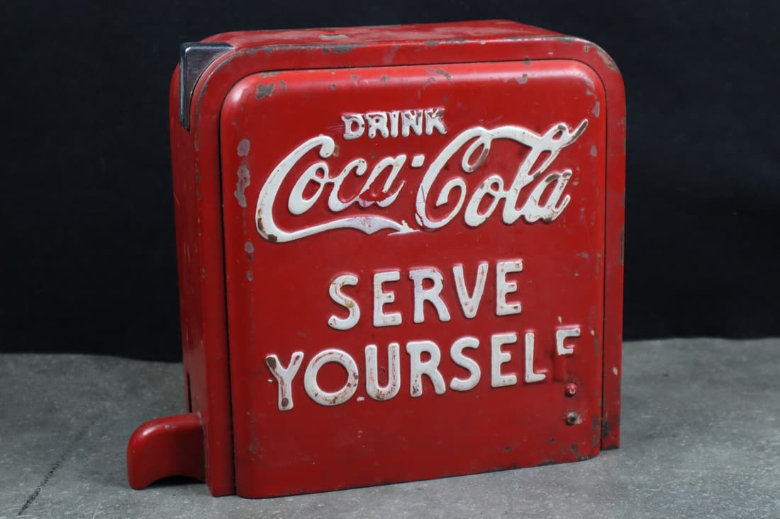 COCA COLA SPIN TOP VENDING