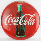 COCA-COLA TIN BUTTON ADVERTISI