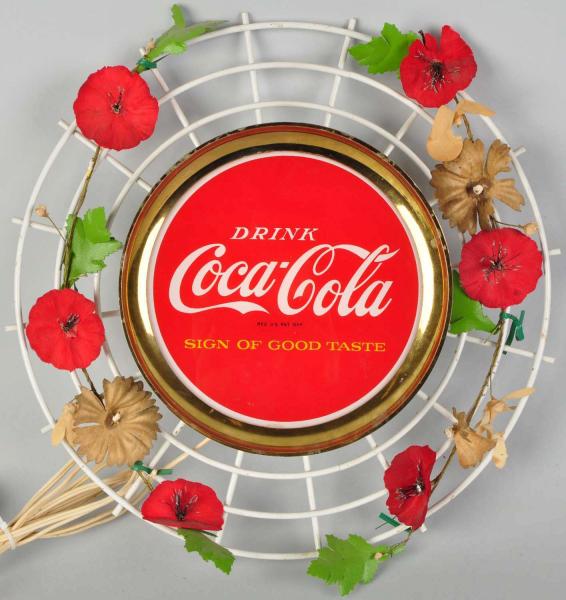 Coca-Cola Trellis Lighted Sign. 