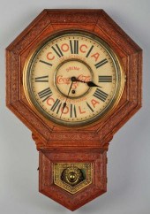 Coca-Cola Welch Octagonal Cloc