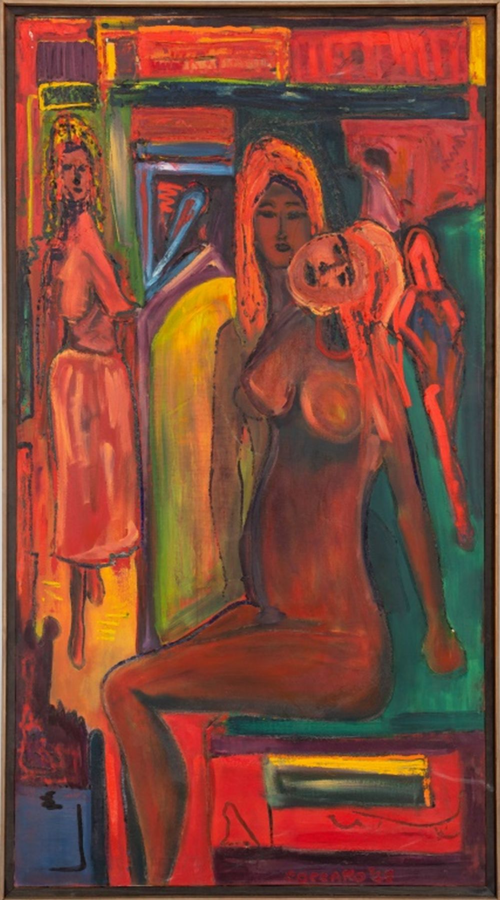 COCCARO "BROTHEL IN MEDINA" OIL
