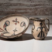 Cochiti Figural Pottery Pitche