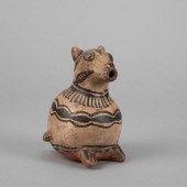 COCHITI, POLYCHROME LONG TAILE