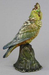 COCKATOO ON STUMP DOORSTOP Cas