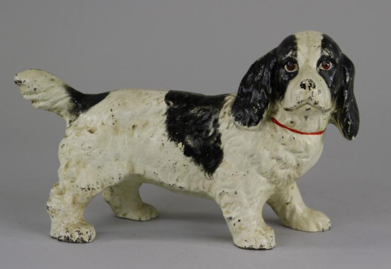 COCKER SPANIEL DOORSTOP Hubley cast