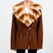 COGNAC SUEDE, CHINCHILLA & SHE