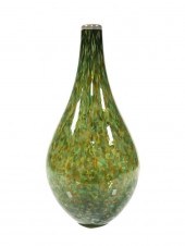 COHN STONE, BLOWN GLASS VASEBl