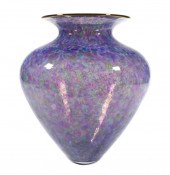 COHN STONE, BLOWN GLASS VASEBl