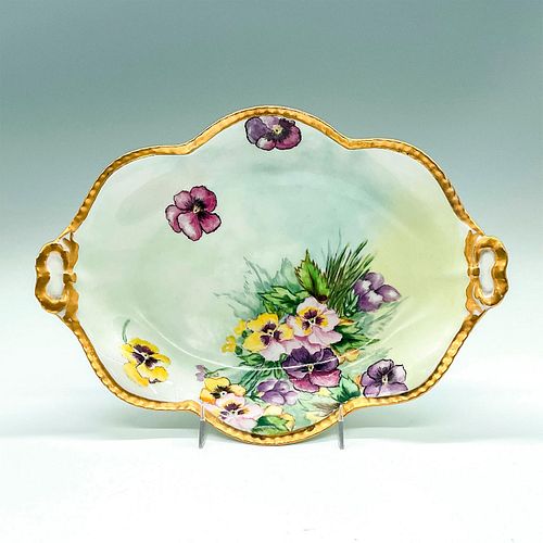 COIFFE LIMOGES PORCELAIN FLORAL