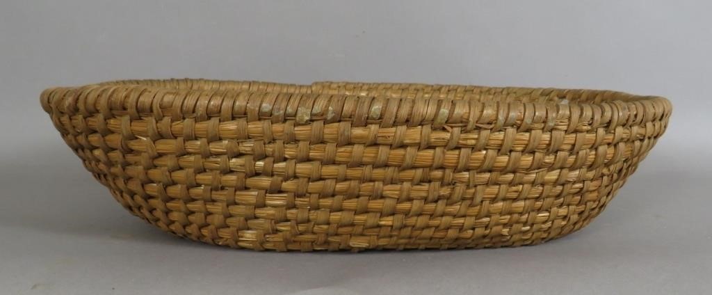 COILED RYE STRAW LOAF BASKETca.