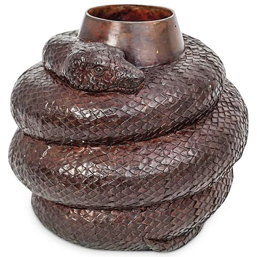 COILED SERPENT BRONZE