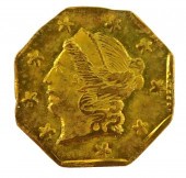 COIN: 1869 1/4 DOLLAR CALIFORN
