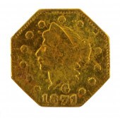 COIN: 1871-G 1/4 DOLLAR CALIFO
