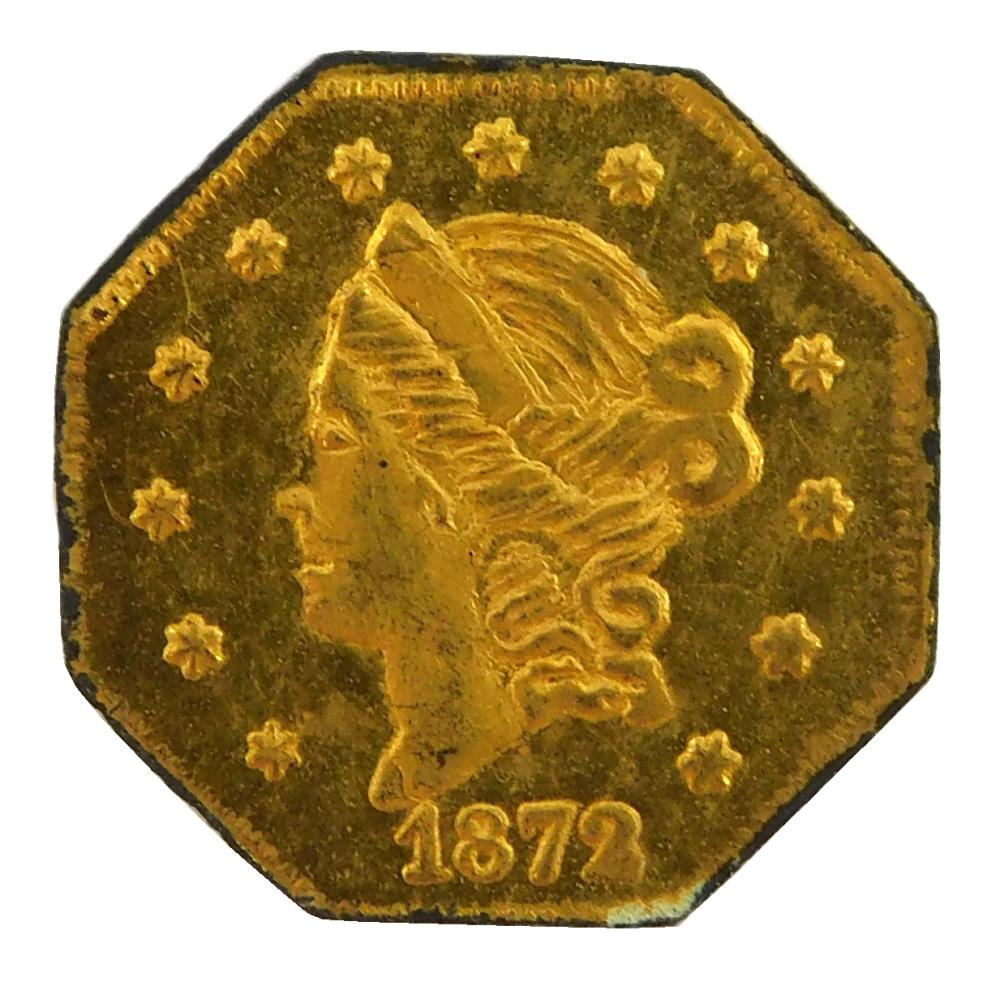 COIN: 1872 1/2 DOLLAR CALIFORNIA