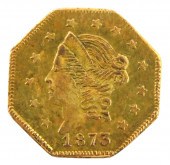 COIN: 1873 1/2 DOLLAR CALIFORN