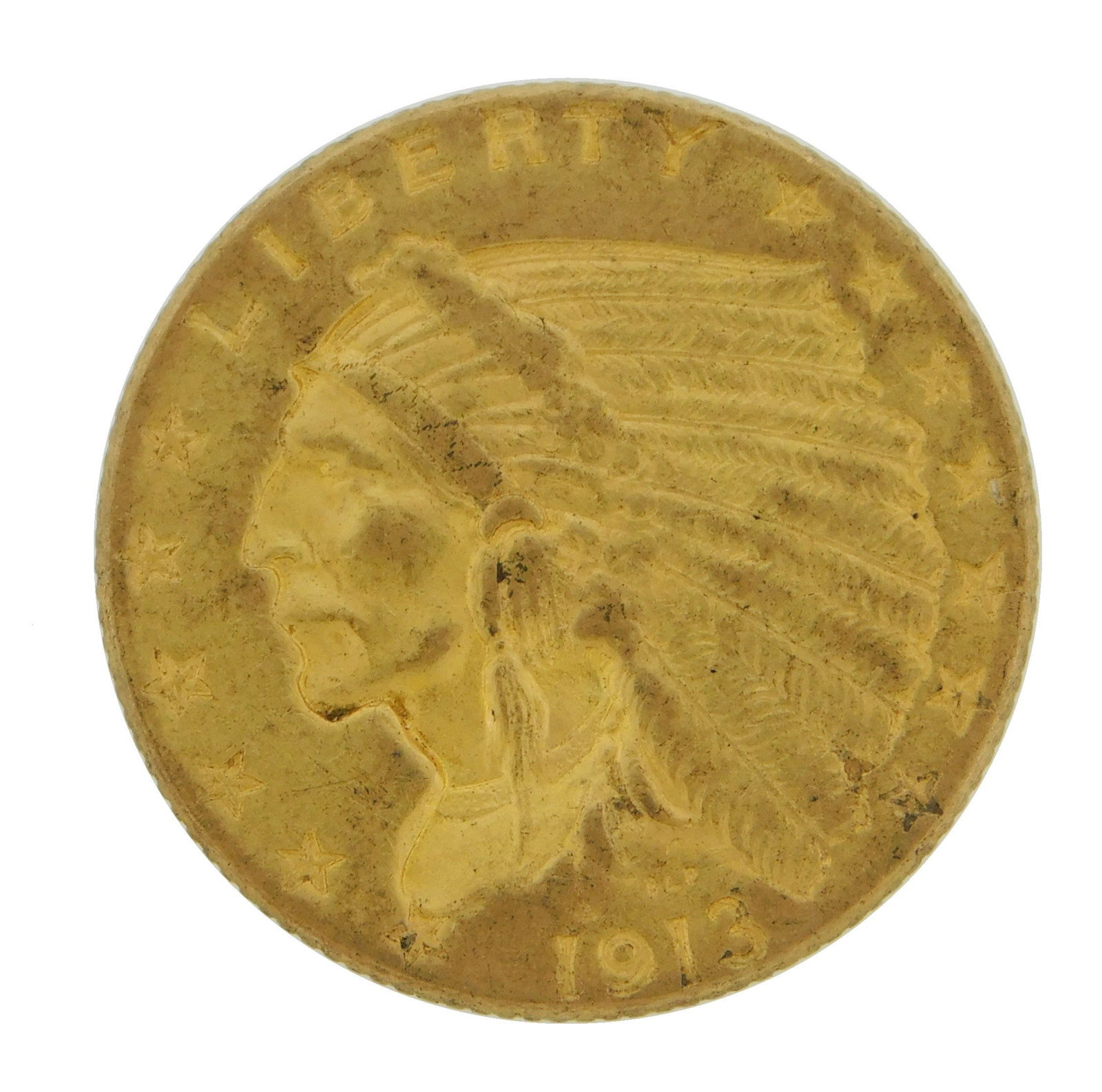 COIN: 1913 $2.50 INDIAN GOLD