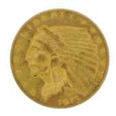 COIN: 1913 $2.50 INDIAN GOLD C