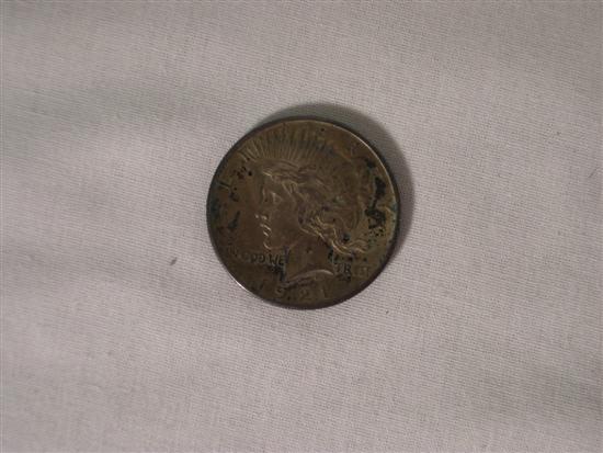 COIN: 1921 Peace Dollar  High