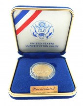 COIN: 1987 $5 CONSTITUTION GOL