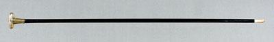 Coin and stamp walking stick, black