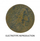 †COIN: ELECTROTYPE COPY OF A 1