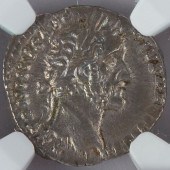 COIN ROMAN SILVER DENARIUS ANT