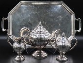 COIN SILVER. 3 PC. HARRIS & ST