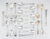 Coin silver and sterling spoon
