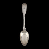 COIN SILVER ARMORIAL TABLESPOO