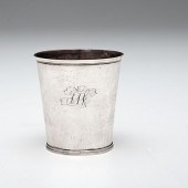 Coin Silver Beaker by Hugh Wis