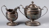 COIN SILVER COVERED SUGAR AND