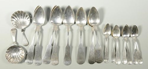 COIN SILVER FLATWARE INC. F.H.