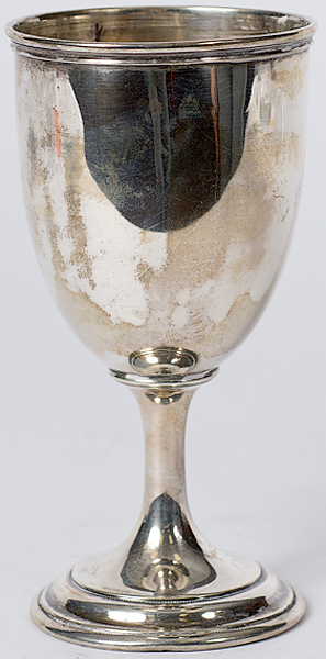 Coin Silver Goblet American a