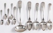 COIN SILVER LADLE, TOGETHER WI