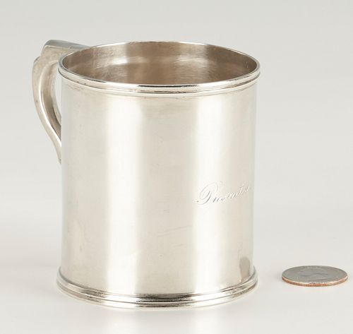 COIN SILVER MUG, TENNESSEE &