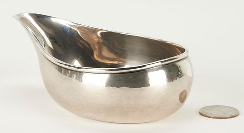 COIN SILVER PAP BOAT, POSSIBLY