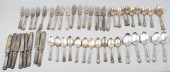 COIN SILVER PARTIAL FLATWARE S