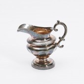 COIN SILVER PITCHER, JOHN & JA