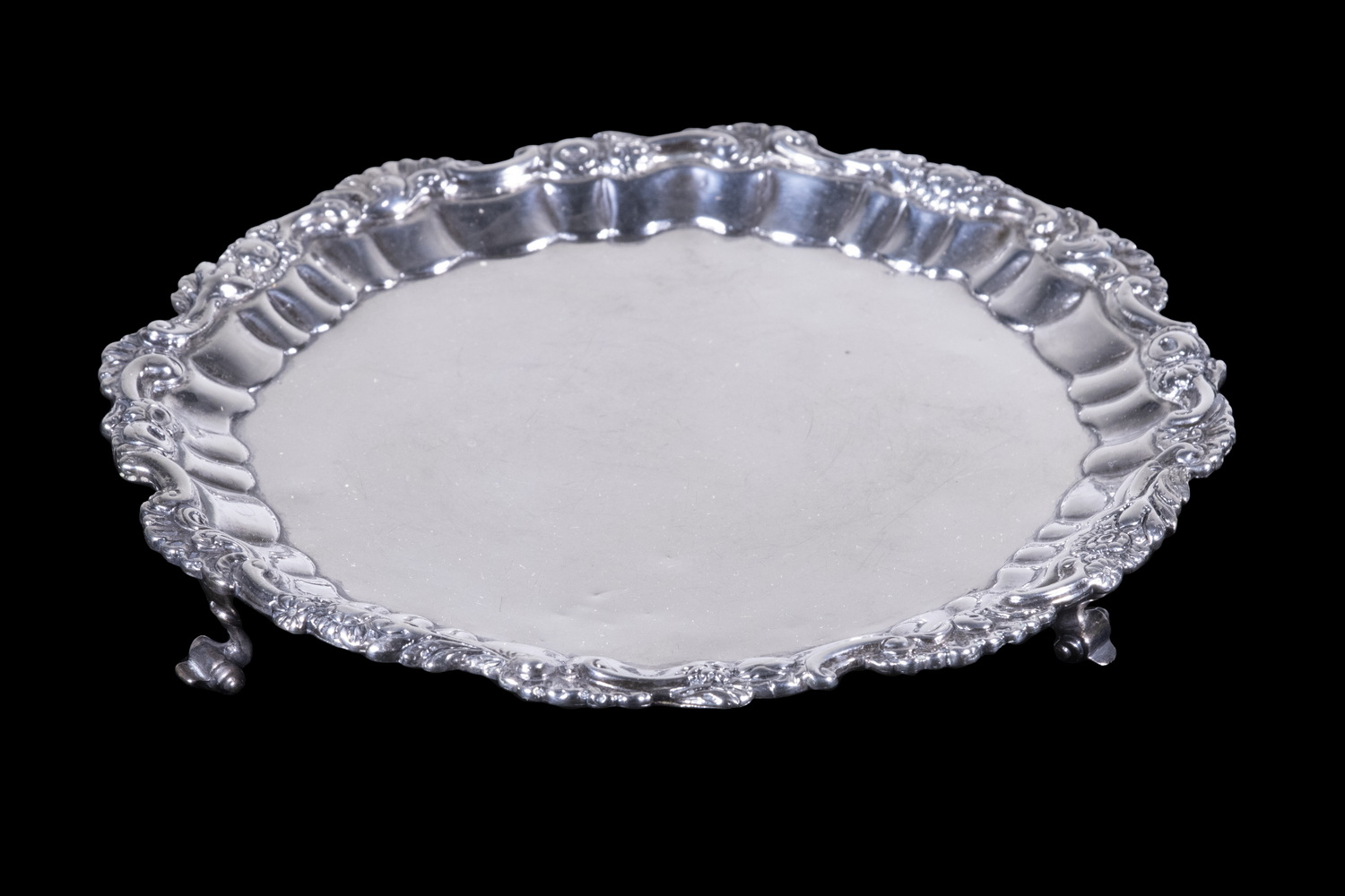 COIN SILVER SALVER American Coin